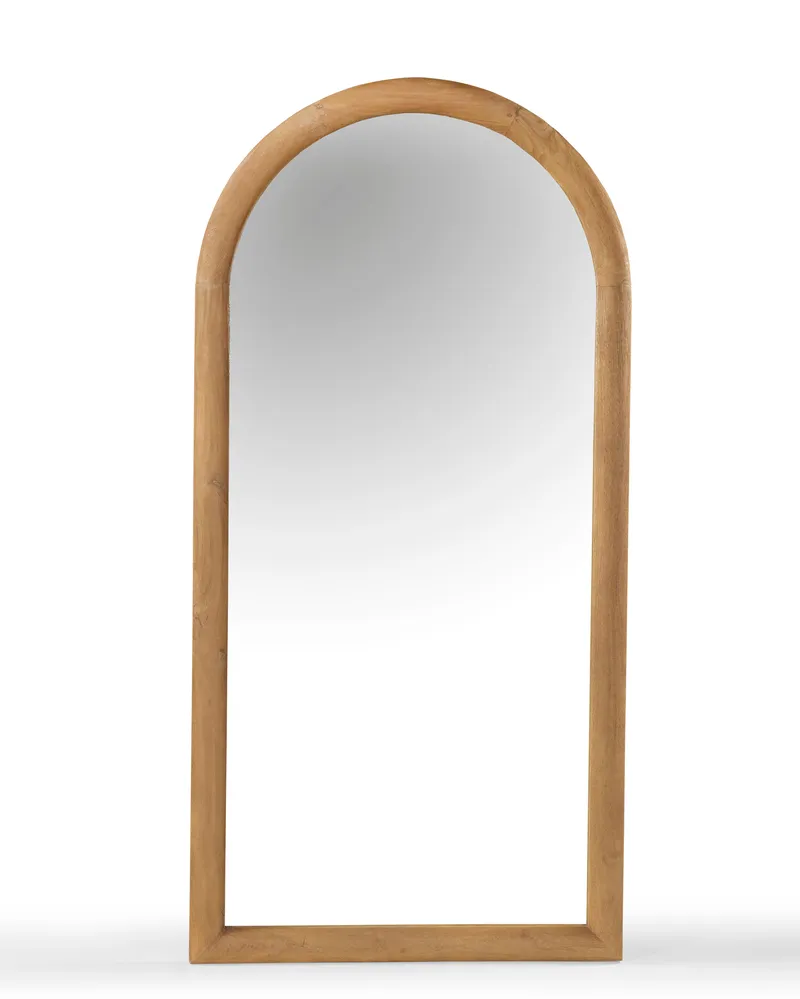 Decorative Wood-Frame Mirror