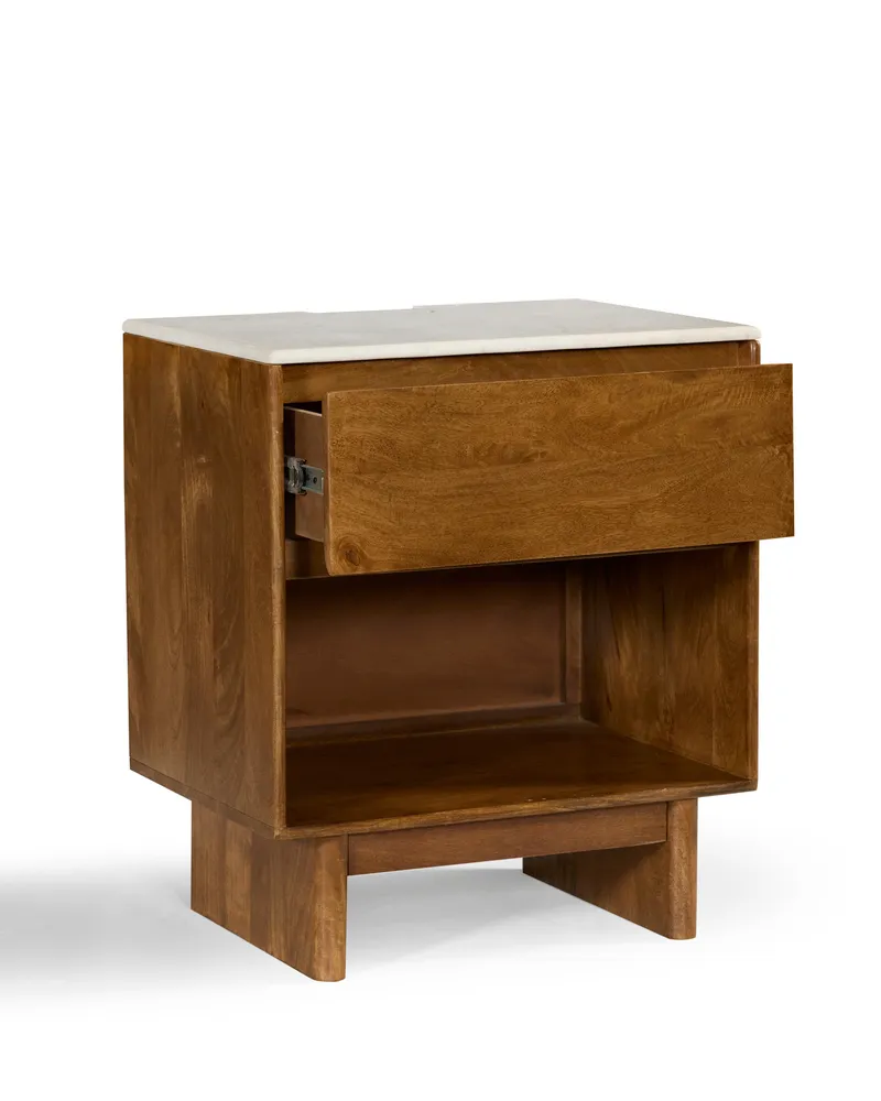 Solid Wood Bedside with drawer